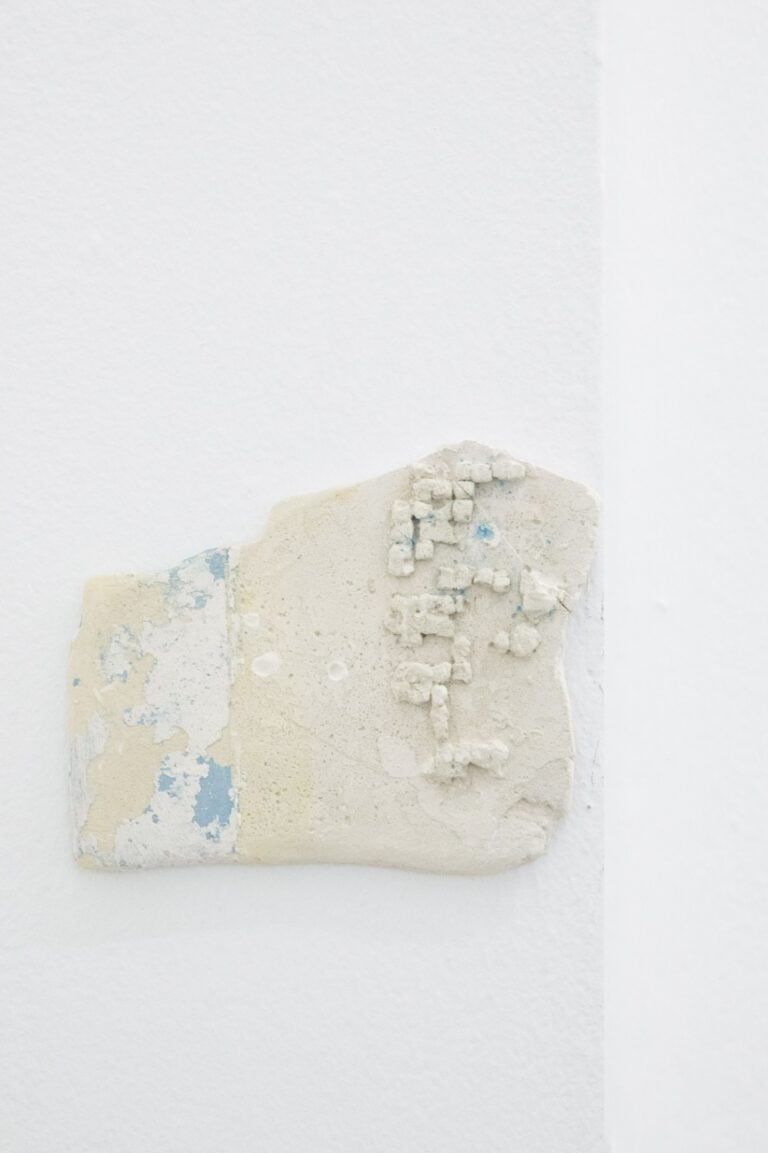 Franco Guerzoni, Fuori dal dipinto, intallation view, Galleria Studio G7, Bologna. Foto: Francesco Rucci. Courtesy l'artista e Galleria Studio G7