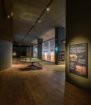 Installation view LABORATORIO NEANDERTHAL. Le scoperte di Grotta Guattari. MUCIV-Museo delle Civilt&agrave;, Roma. Foto Giorgio Benni