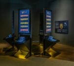 Installation view LABORATORIO NEANDERTHAL. Le scoperte di Grotta Guattari. MUCIV-Museo delle Civilt&agrave;, Roma. Foto Giorgio Benni