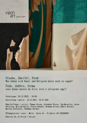 Fede dubbio, forma – cosa hanno ancora da dirsi arte e religione oggi?