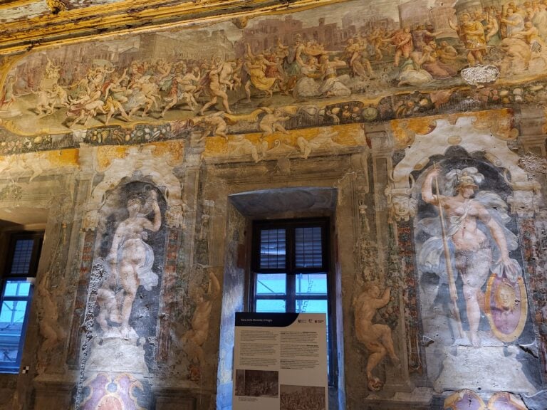 Gli affreschi della Sala delle divinità, Villa Silvestri Rivaldi