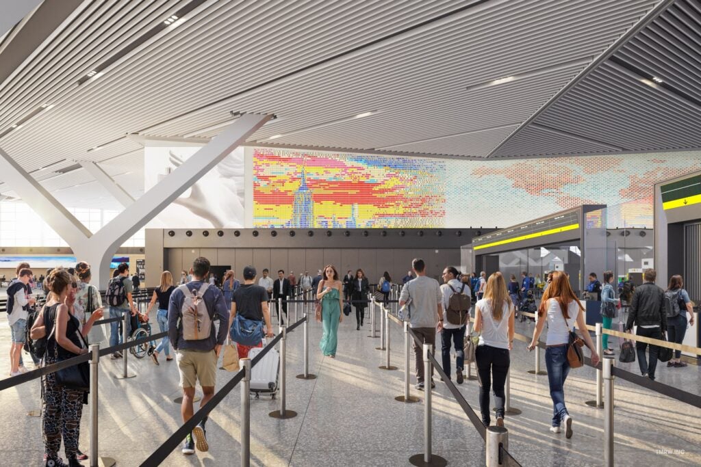 L’aeroporto JFK di New York investe ancora sull’arte. Al nuovo Terminal One installazioni ed esperienze immersive