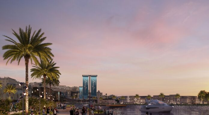 Il rendering del progetto Tangiar Waterfront crediti Eaglehills morocco.com