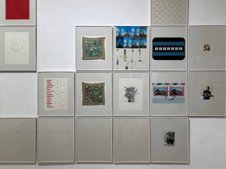 Turntable, Boetti con Carron e Monk, Installation view, Noire Gallery a Torino