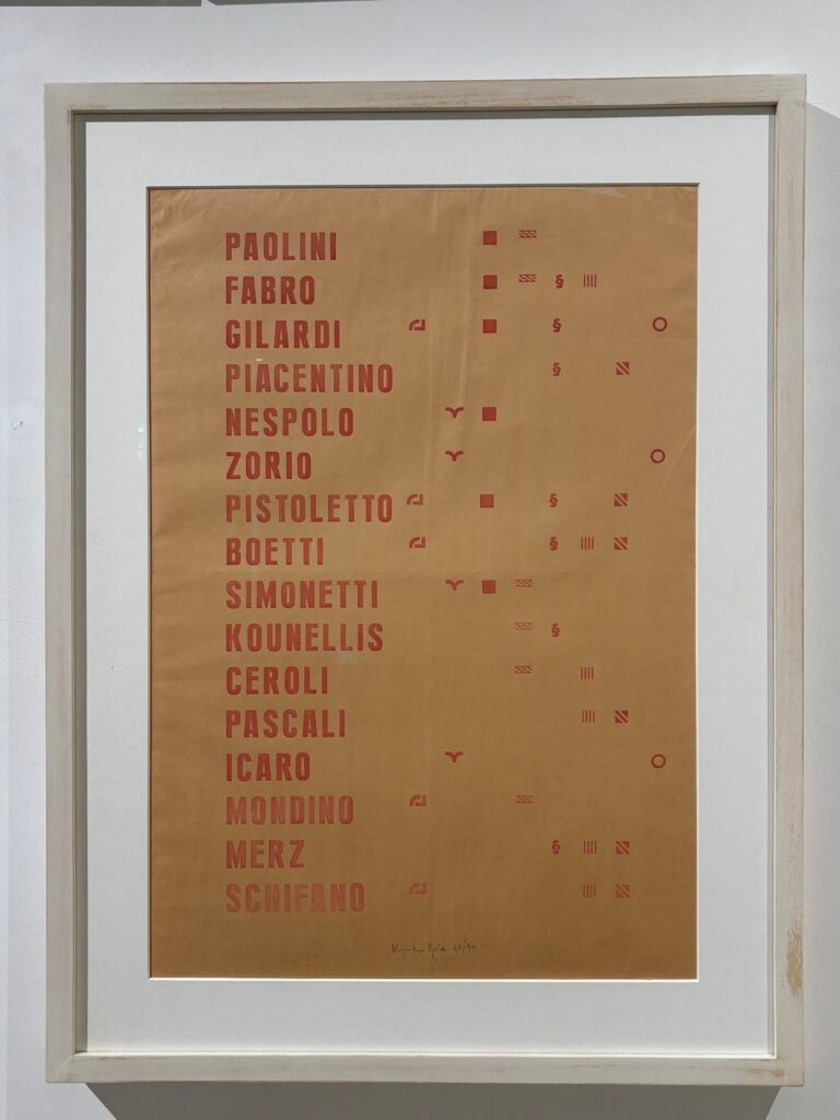 Turntable, Boetti con Carron e Monk, Installation view, Noire Gallery a Torino