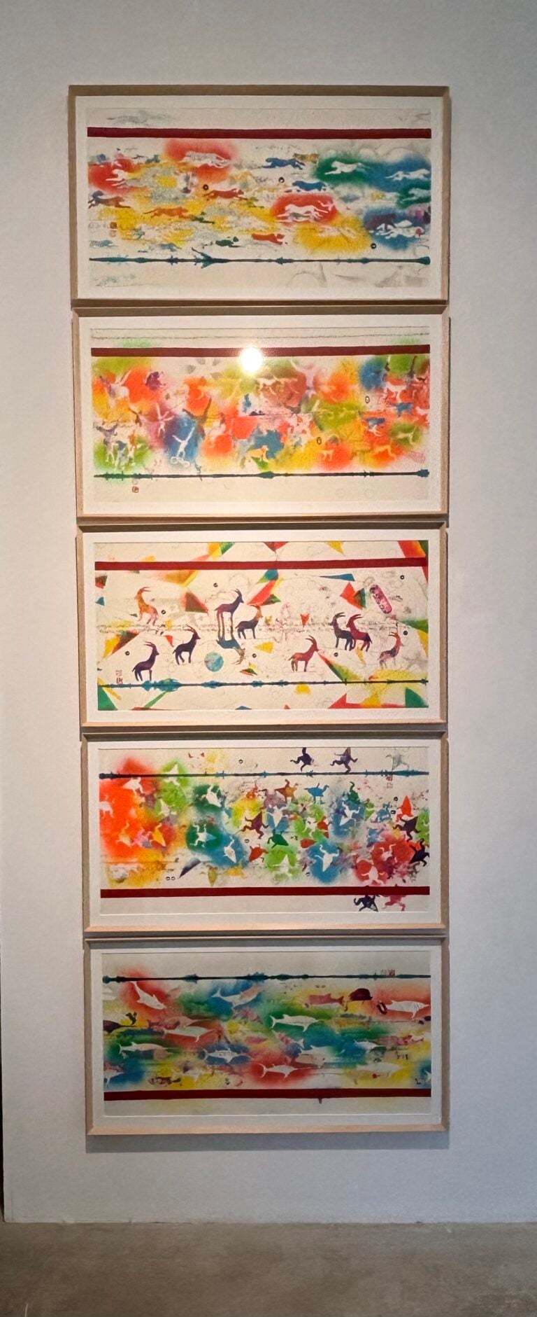 Turntable, Boetti con Carron e Monk, Installation view, Noire Gallery a Torino