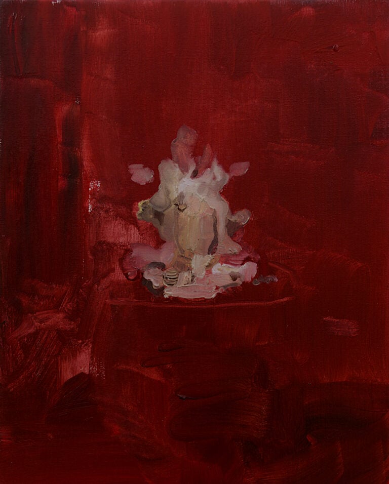 Rudy Cremonini, Incarnazione 2, 2025, 50 x 40 cm, olio su lino
