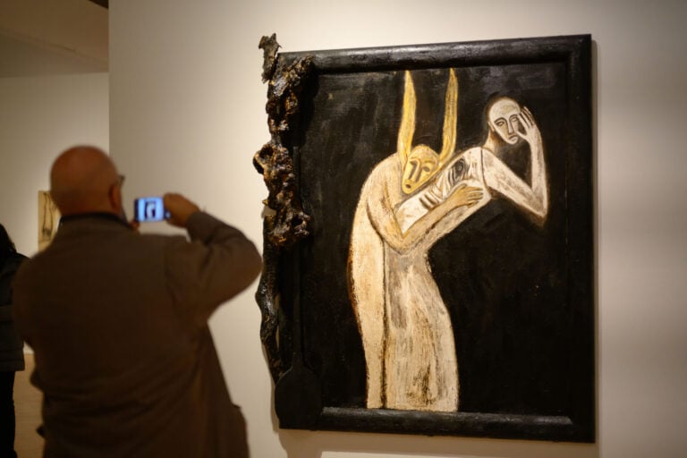 Antologica, Mimmo Paladino, Galleria Nazionale dell'Umbria, Perugia. Installation view