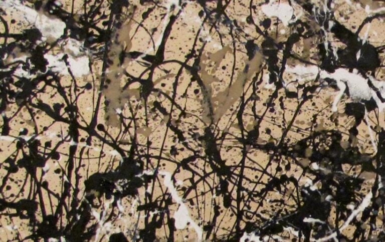 Jackson Pollock &ndash; Autumn Rhythm (Number 30), 1950, enamel on canvas, 266.7 x 525.8 cm (8 ft. 9 in. x 17 ft. 3 in.), installation view, Metropolitan Museum of Art, New York, photo- CC BY-NC 2.0 by rocor.jpg