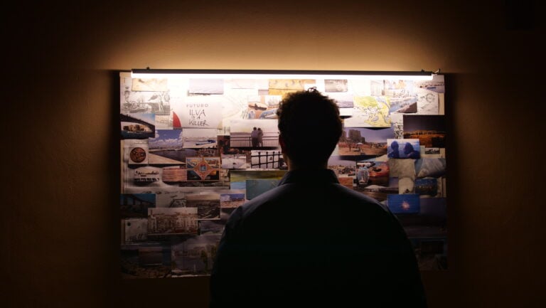 Mostra "Le acque che vidi non saranno più le stesse" di Giuseppe Di Liberto, 2025, Casa Viola MUDIT, Taranto, courtesy Archivio RitrovaTa