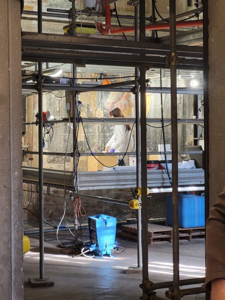Nel cantiere di Villa Silvestri Rivaldi