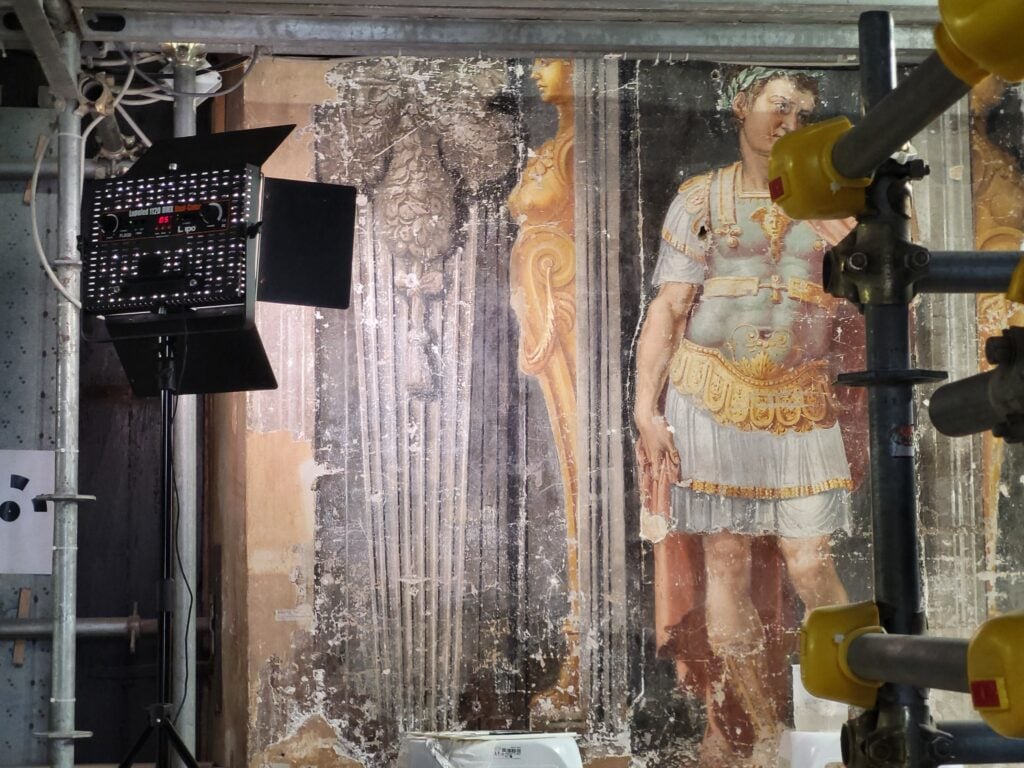 Sala degli Imperatori. Nel cantiere di Villa Silvestri Rivaldi