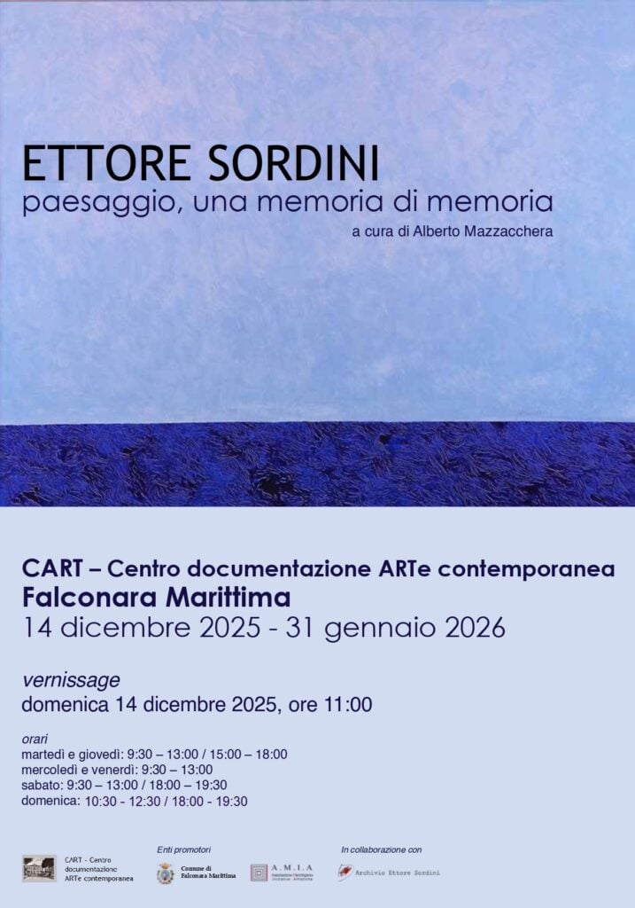 Ettore Sordini – Paesaggio una memoria di memoria