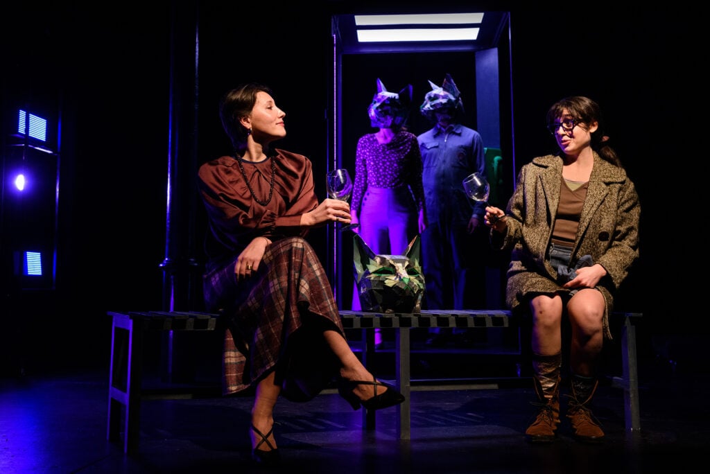 Sputnik Sweetheart, Teatro Nazionale di Genova, 2025. In foto Bianca Mei, Federica Trovato. Photo Federico Pitto