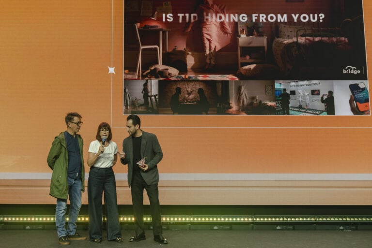 Arte e Pubblicità, Paola Manfrin sul palco con i premiati