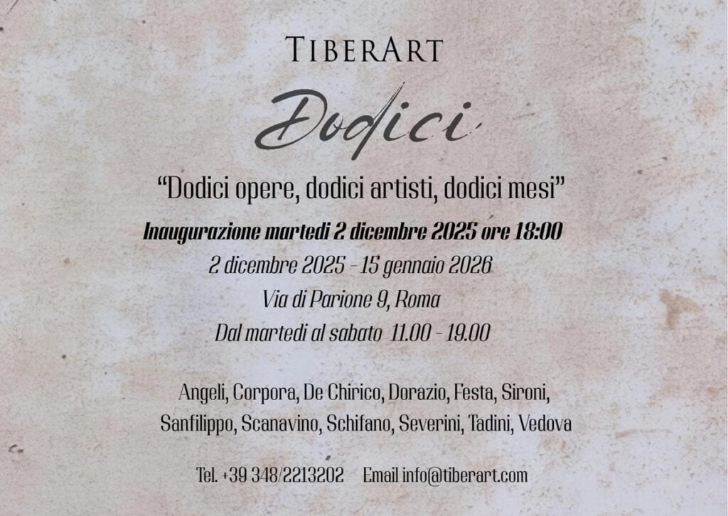 Dodici. Dodici opere dodici artisti dodici mesi