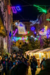 A Perugia le luminarie d'artista per Natale le firma il maestro Mimmo Paladino