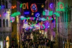 A Perugia le luminarie d'artista per Natale le firma il maestro Mimmo Paladino
