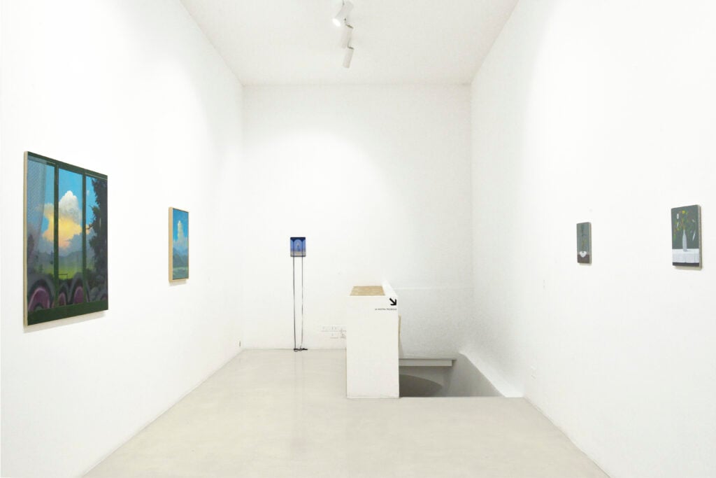 Paolo Pibi, mostra “Minimi Mondi”, Antonio Colombo a Milano, Installation view