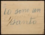 MAXXI Tragicomica, Lucio Fontana, Io sono un santo, 1958 © Fondazione Lucio Fontana, Milano