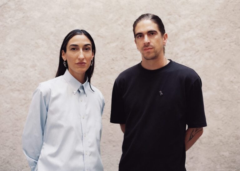 Isabel Abascal and Alessandro Arienzo of LANZA atelier. Photo: © Pia Riverola