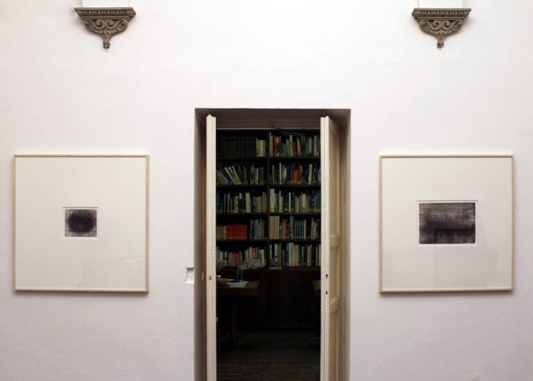 Veduta della mostra di Eugenia Vanni alla Galleria Il Bisonte di Firenze