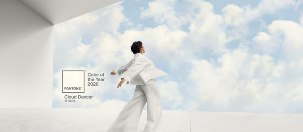 Cloud Dancer, il Pantone 2026 