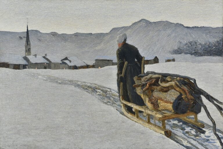 Giovanni Segantini, Ritorno dal bosco, 1889-1890, St. Moritz, Segantini Museum, deposito della Fondazione Otto Fischbacher Giovanni Segantini