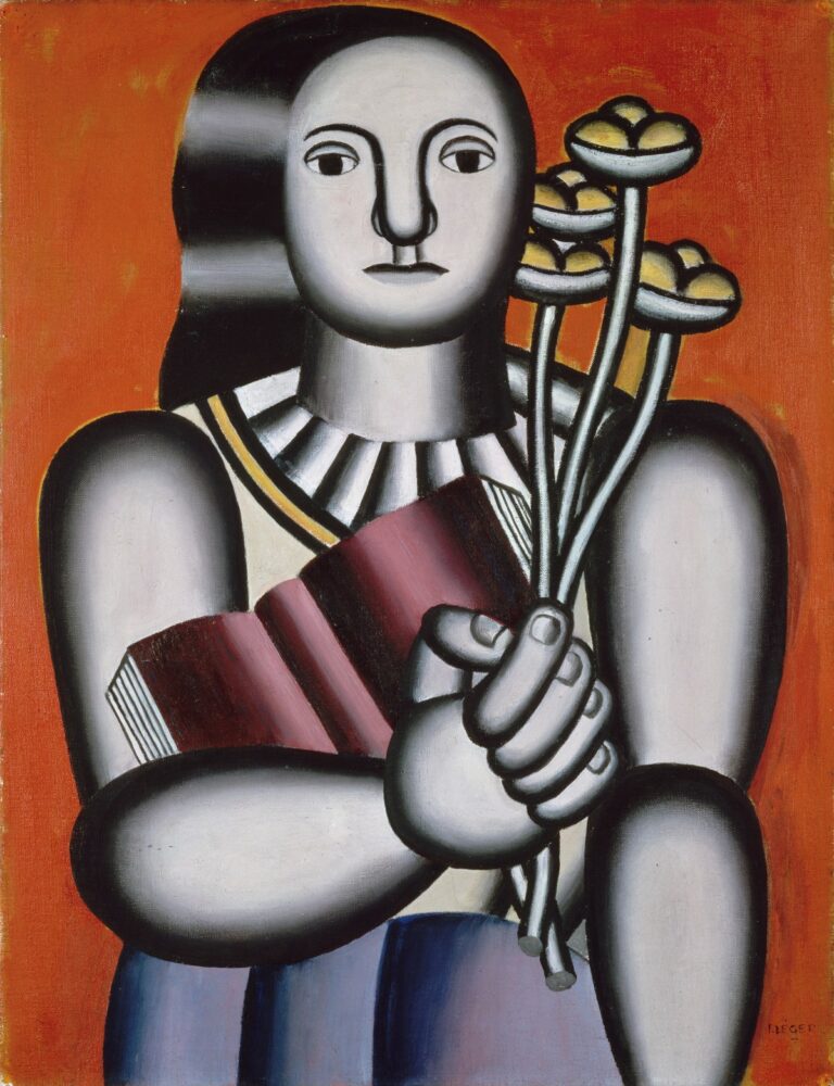 Fernand Léger, Donna con mazzo di fiori, 1924, LaM, Musée d’art moderne, d’art contemporain et d’art brut de Lille Métropole, Villeneuve d’Ascq © FERNAND LEGER, by SIAE 2025. © Muriel Anssens/Ville de Nice