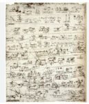 Leonardo da Vinci, foglio di rebus 12692. Royal Library, Windsor