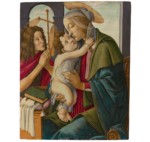 Sandro Botticelli e bottega, Madonna col Bambino e il giovane San Giovanni Battista. Courtesy Christie's Images Ltd.