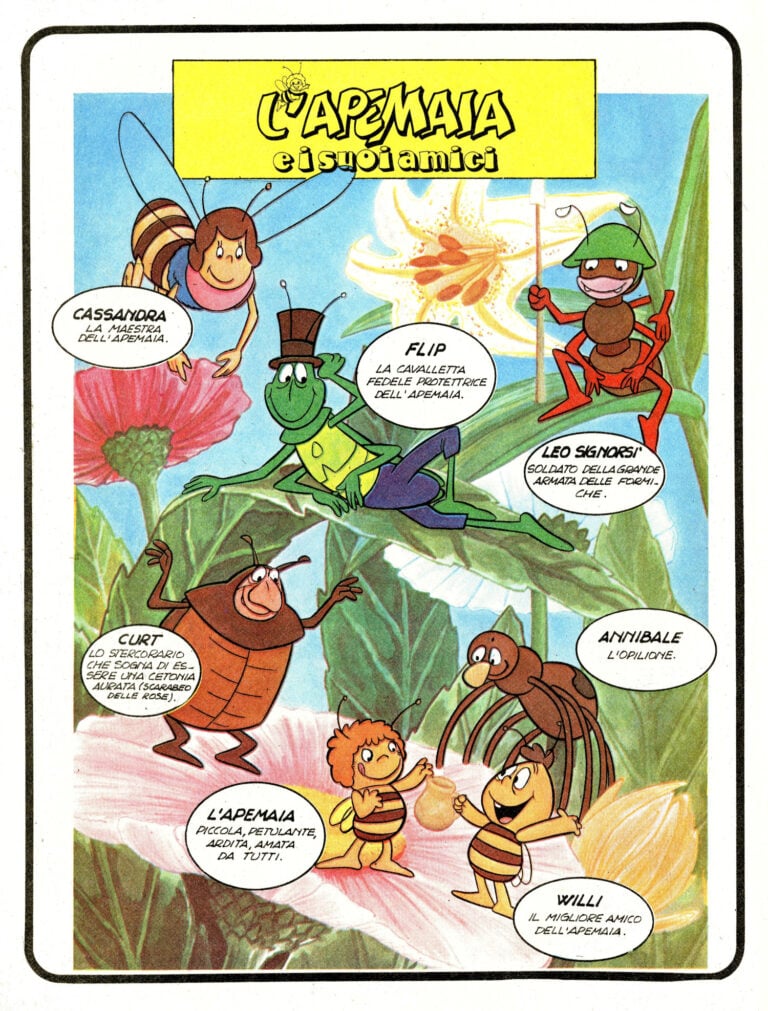 I personaggi del cartone e del fumetto