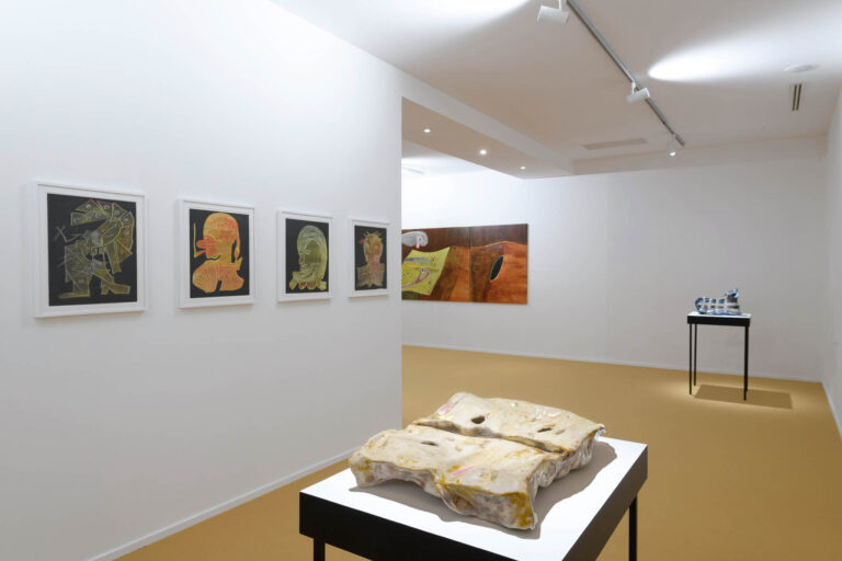 El metal que suena, installation view, Galleria Gilda Lavia. Ph: Giorgio Benni