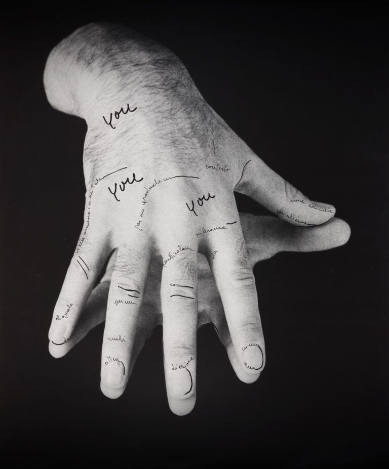 Valie Export e Ketty La Rocca, Body sign, installation view at Ropac, Milano, 2025