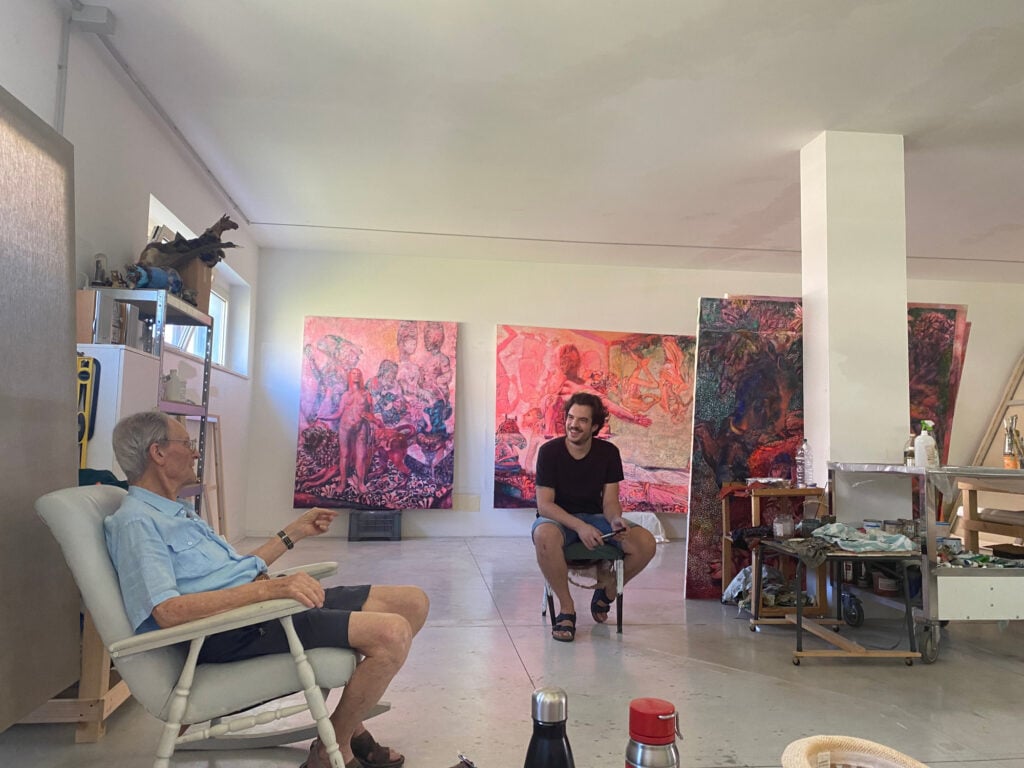 Lo studio di Paola Angelini. Credits Paola Angelini