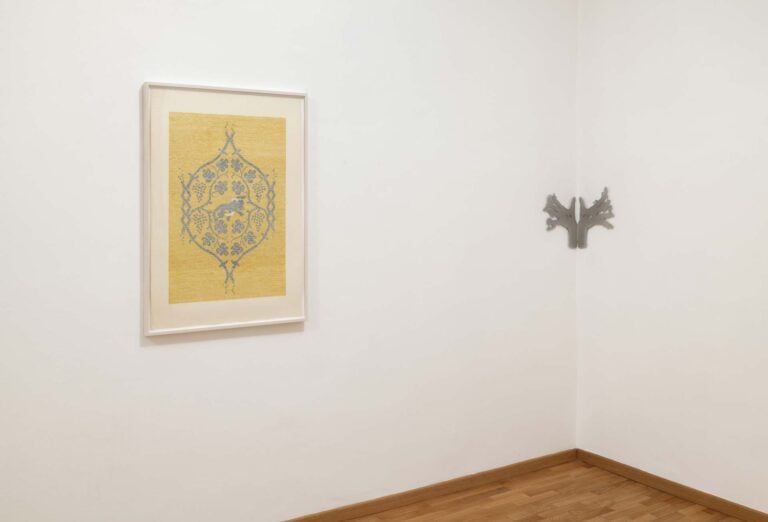 Installation view: Claudia Losi, Tempo crudo, Monica De Cardenas, Milano