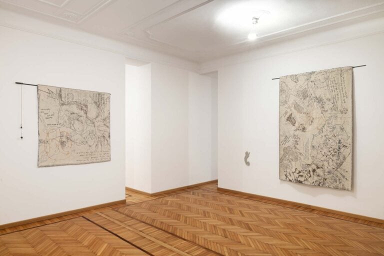 Installation view: Claudia Losi, Tempo crudo, Monica De Cardenas, Milano