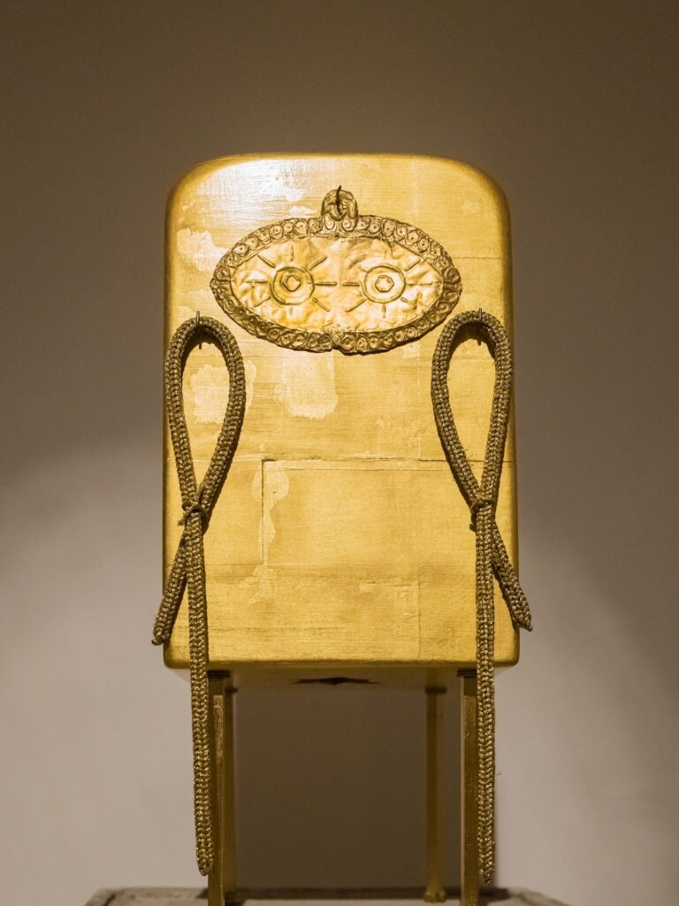 Mattia Ferretti, il Sole, 2024, Studio Ariaudo, Torino. Foto di Davide D'Ambra, dettaglio