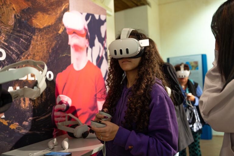 Visore VR per la mostra al Museo Archeologico Lametino