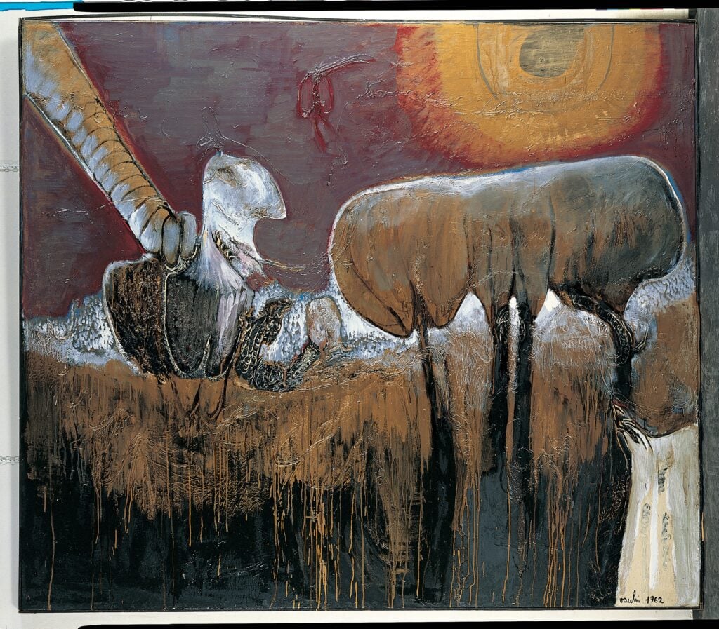 Per un volto del paesaggio, 1962, Courtesy Fondazione Vacchi