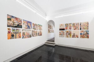 La mitologia privata nei “quadrucci” di Pier Paolo Perilli in mostra a Roma 