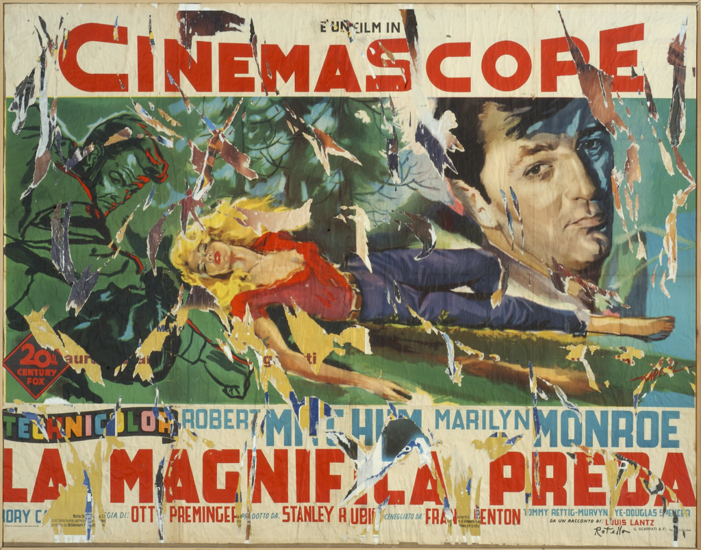 A Genova si ripercorrono  60 anni di carriera dell’artista Mimmo Rotella con una grande mostra 