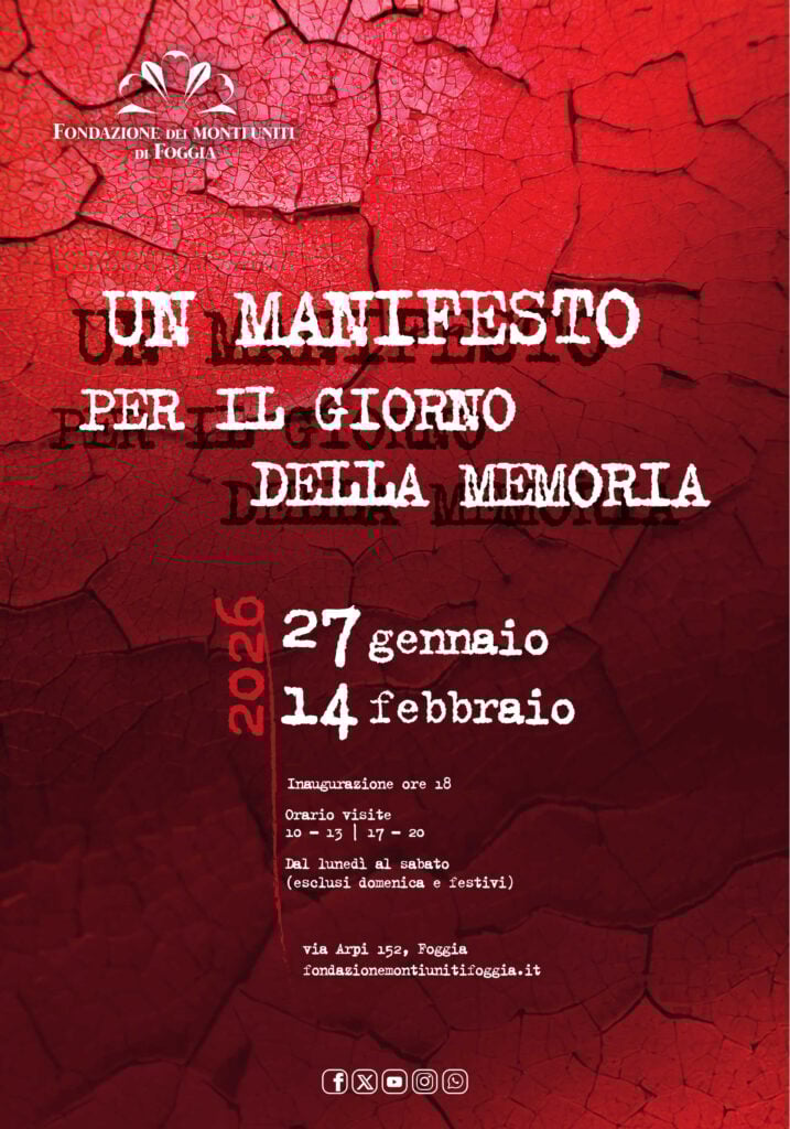 Un manifesto per il Giorno della Memoria