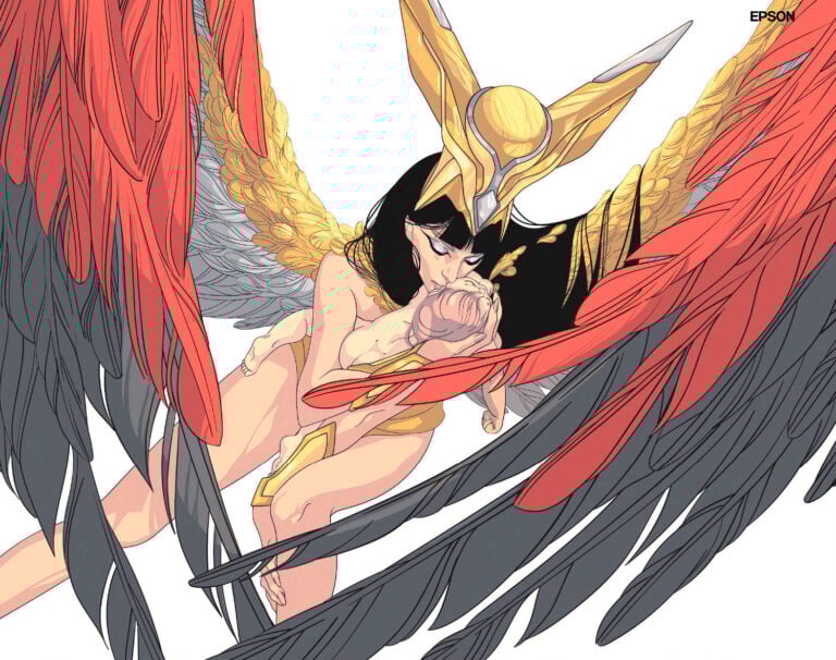 Natura e mitologia nel nuovo calendario illustrato di Epson. Un omaggio alla sfera femminile