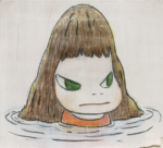 Yoshitomo Nara, In the Puddle (2004). Courtesy of Sotheby's