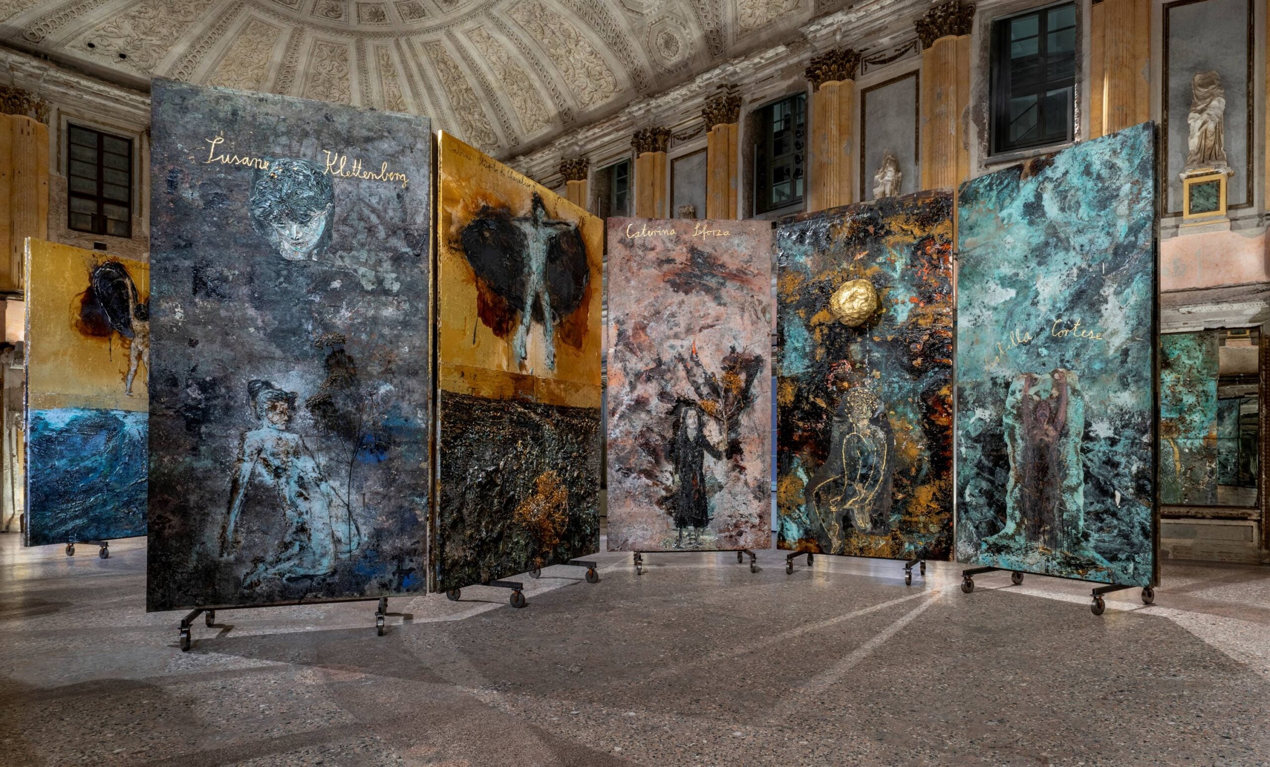 Kiefer Le Alchimiste, Sala delle Cariatidi, Palazzo Reale Milano