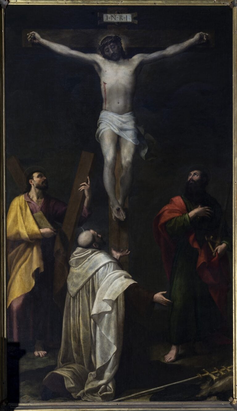 Bartolomeo Cesi, Crocifisso con santi Andrea, Pietro, Toma Paolo, Pittura del silenzio nell'et&agrave; dei Carracci, Museo Civico Medievale, Bologna