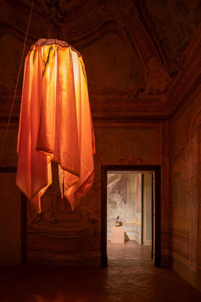 Installation view, All that Fall, Martin Kersels, Fondazione Morra Greco, 2025, Photo by Maurizio Esposito, Courtesy Fondazione Morra Greco