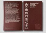 Il libro DEASCOURSE ISSUE 01 - Metamorfosi urbana dei centri sportivi. Courtesy De Amicis Architetti