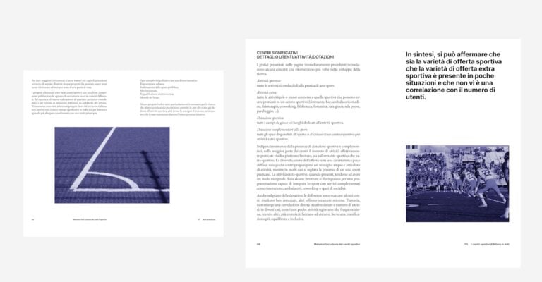 Il libro DEASCOURSE ISSUE 01 - Metamorfosi urbana dei centri sportivi. Foto Saganaki Agency. Courtesy De Amicis Architetti